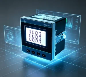 EASTSONG ES96Y U3 96x96mm ThreePhase Digital Voltmeter AC 1000V LED Display RS485 Modbus RTU 0.5 Class IP65 Panel Voltage Meter