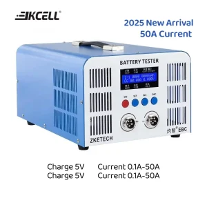 EBC-A50L Digital Battery Tester 5V 50A for Lithium 21700 LiFePo4 Battery with PC Firmware for Cell Charger and Discharge