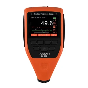 EC 777 Colorful LCD Screen Coating Thickness Gauge Digital Paint Meter for Car