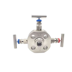 EF-3 Stainless Steel Integrated Pressure Gauge IP68/IP67 Two Valve Group Internal External Thread Air Water Source Distributor
