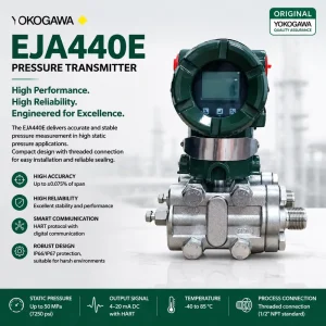 EJA440E Pressure Transmitter Industrial Pressure Sensor for Process Control