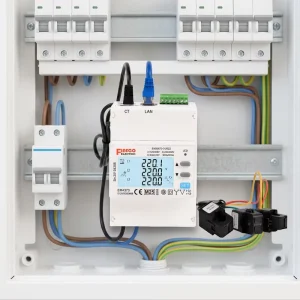 EM4373 Ethernet Three Phase Ethernet Smart Energy Meter RJ45 Modbus TCP Power Meter 333mV CT Input for DCIM Solar EV Charger