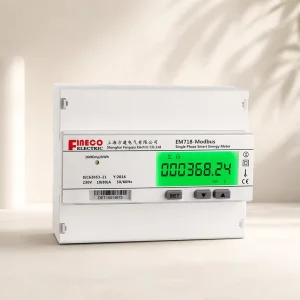 EM718 230V 10(80)A Remote for Single Phase Electric Meter Stop Multi Tariff Power Consumption Electrical Meter