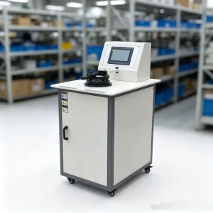 EN ISO 9237 ASTM D737 Air Permeability Testing Equipment With Direct Printing Function