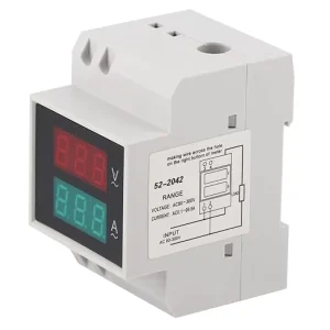EPEPRO EPN52 Three Phase Energy Meter LCD Display Din Rail Monitor Voltage Current Power KWh Frequency Power Factor 220V AC