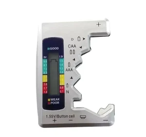 EParthub LCD Battery Capacity Tester for AAA AA C D 9V Li-Ion & LiFePO4 BT-886