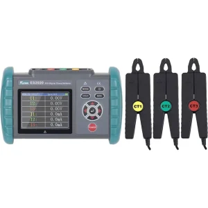 ES2020 3 Three Phase Digital Clamp Phase Meters VA Voltage Ammeter Power Meter W Phase Sequence Test