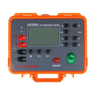 ES3050 Metal Construction Resistance Testers Resistor Meters Micro Ohm Meters 0 to 30K Ohm Resistance