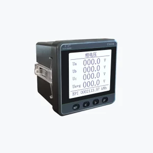 ES600E 3 Phase PowerMeter 0.5S Class kWh 2 31st Harmonic Active Reactive Power Factor RS485 Modbus RTU Panel Meter IP65