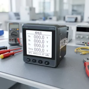 ES600E-S 3 Phase Panel Meter 0.2S Class kWh 2-31st Harmonic 4DI 2DO Active Reactive Power RS485 Modbus IP65 CE