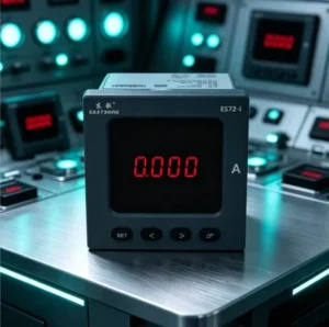 ES72 I 67x67mm Single Phase AC Ammeter Digital Panel Meter 5A 1A RS485 Modbus RTU 0.5 Class IP65 High Temp Resistant