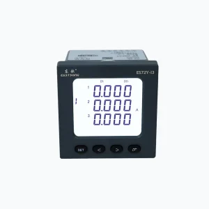 ES72Y I3 Three Phase Ammeter Robotic Welding Premium Materials 0.5 Class High Precision Current Meter OEM Customizable