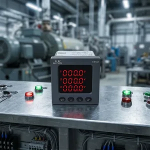 ES72Z 3Phase Network Power Meter Full Electrical Measurement Harmonic Analyzer Conformal Coating Protection LED Display
