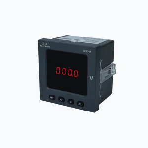 ES96 U Single Phase Digital Voltmeter 0.5 Grade High Accuracy LED AC Voltage Meter for Industrial Power Monitoring