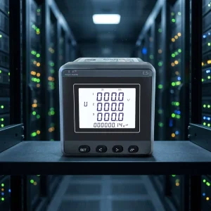 ES96DY Three Phase Power Meter 0.5 Class kWh Phase Line Voltage Harmonic Active Reactive Power Factor RS485 Modbus IP65