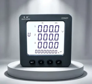 ES96ZY 3-Phase Power Meter 0.5S Class kWh Harmonic Analysis Active Reactive Power Factor DI DO RS485 IP65 6A Meter