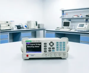 ET4401 Digital LCR Meter Benchtop LCR Bridge Inductance Capacitance Resistance Tester Multimeter 3.5″ TFT LCD Display