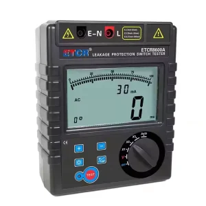 ETCR8600A Digital Clamp Meter Large LCD Screen AC Voltage Leak Protector Tester Measures Resistance for Maintenance Line