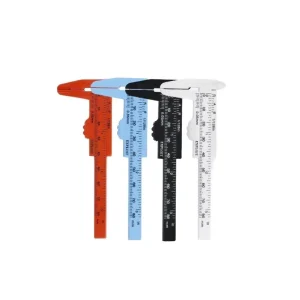 EXPLOIT Simple Plastic Vernier Caliper Customizable 0 80 150MM Student Experiment Teaching Tool DIY Grade OEM Support
