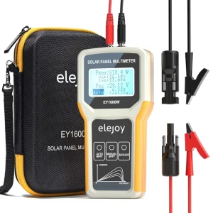 EY1600W Solar Panel Tester Solar DC/AC Power Meter Photovoltaic Panel Multimeter Open Circuit Voltage Auto & Manual MPPT