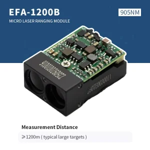 EYOUNG EFA 1200B 905nm Micro Laser Ranging Module 1500m Range Industrial Grade Small Size Frequency 4Hz IP67 Aluminum Alloy