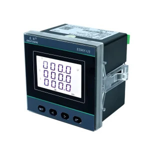 EastSong ES96Y U3 Three Phase Digital Voltmeter 0.5 Grade High Accuracy LCD AC Voltage Meter for Industrial Power Monitoring