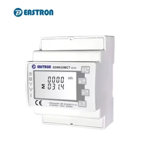 Eastron High Precision Solar Energy Meter Photovoltaic CT Connection SDM630MCT 40mA Three Phase Electricity Meter