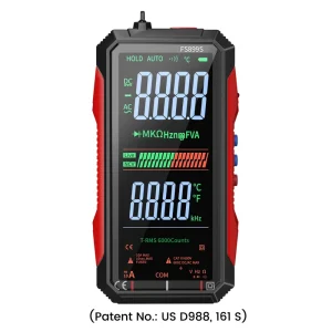 Easy to Read Easy to Operate Auto-ranging 6000 Counts DMM Digital Multimeter Multi Tester with Voice Broadcast of Reading