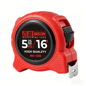 Easy to Read Metric Scale Retractable Steel Blade Tape Measure with Custom Logo and High Visibility Case