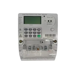 Economy grade Electric Meter 1 Phase RS485 With STS Keypad Smart Prepaid Electric Energy Meter Long Service Life for Home Use
