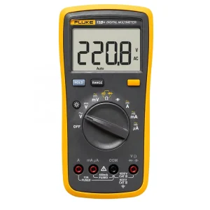 Electric Digital Multimeter Plastic Household Use Measures AC DC Voltage Current 1000V 10A Resistance Continuity