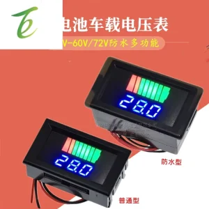 Electric vehicle power meter battery lithium battery power meter 12V 24V 36V 48V 60V 72V universal