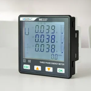 Electrical Multifunction Power Meter Volt Amp Active Reactive Power Energy Harmonic Power Factor Analyzer