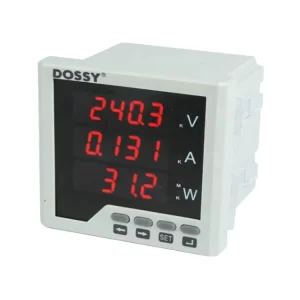 Electrical Panel Mount Meter 3 Phase Digital Voltmeter Mix Ammeter and Wattage Meter