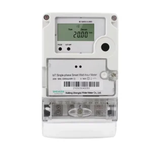 Electricity Meter Single Phase Coil 2-way Energy Meter System with LCD Display RS-485 Communication 60A Max Current