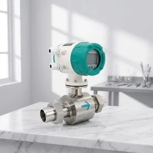 Electromagnetic Flowmeter Sensor Digital LCD Display OEM Customizable Stainless Steel Water Fluid Measurement Surge Output