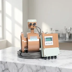 Electromagnetic Flowmeter Sensor Digital LCD Display OEM Customizable Stainless Steel Water Fluid Measurement Surge Output