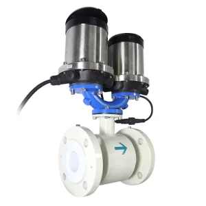 Electromagnetic Flowmeter Sensor Digital LCD Display OEM Customizable Stainless Steel Water Fluid Measurement Surge Output
