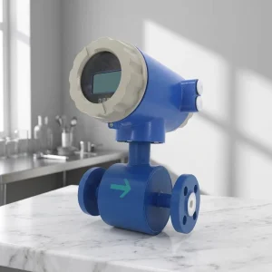 Electromagnetic Flowmeter Stainless Steel Water Sewage Slurries Acid Base Solutions Salt Water LCD Digital Display High Accuracy