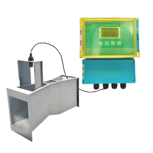 Electromagnetic Parshall Flume Portable Open Channel River Water Flow Meter Sensor