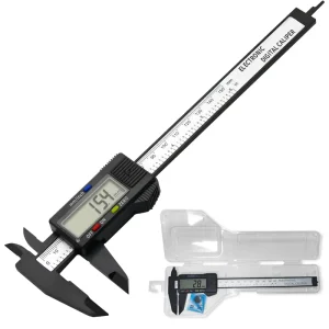 Electronic Digital Vernier Caliper 150mm Carbon Fiber Composites Measuring Tool