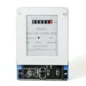 Electronic Household Single Phase Watt-Hour Meter 220V High Precision Class 1.0 Smart Electricity Display Energy Meter 60A Max