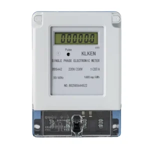 Electronic Household Single Phase Watt Hour Meter 220v High Precision Smart Electricity Display Energy Meter