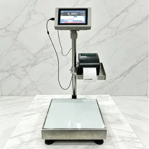 Electronic Platform Weighing Scale for Farm Fruit and Vegetables Barcode Label Printing LCD LED Display OEM ODM Customizable
