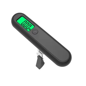 Electronic Portable Luggage Scale 50kg 110lb LCD Display Travel Hanging Suitcase Weight Scale Accurate Baggage Weighing Tool