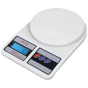Electronic Scale Kitchen Digital Scale 10KG Customized Digital Display Oval ABS Plastic Digital LCD with Lid