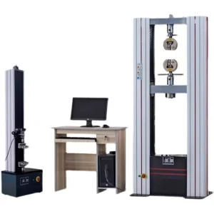 Electronic Universal Tensile Testing Machine for Rubber Plastic Metal Digital Display Laboratory Equipment Single Double Strand
