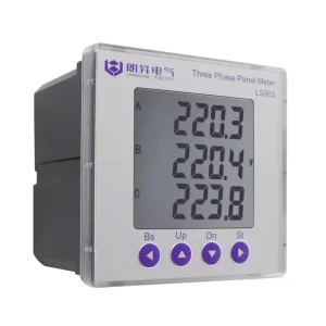 Energy Analyzer 3 Phase Panel Multifunction Electric Power Meter Power Monitoring Metering Module