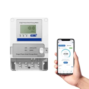Energy Meter Single Phase Prepayment Prepaid Remote Reading Electric Power Meters Via RS485 Communication Kwh