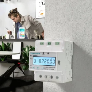 Energy Meter WIFI Remote Control Via APP Smart Switch Single Phase Energy Meter With Latching Relay Prepaid Meter Price
